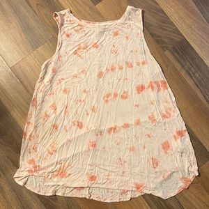 Old Navy, pink tie dye tank top